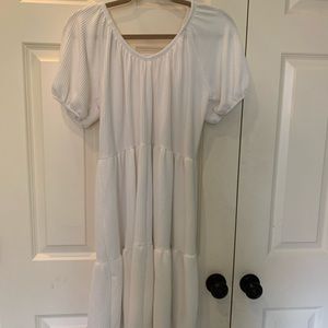 White Summer Dress Size M